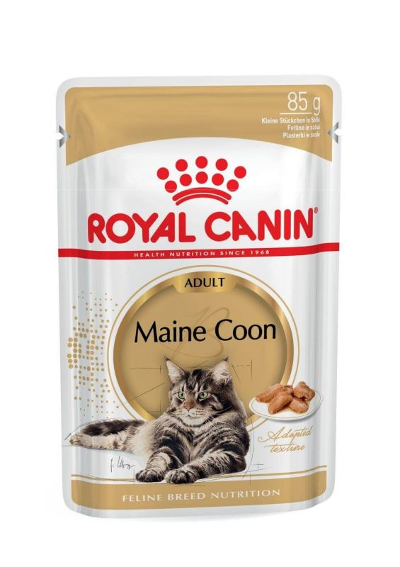 Royal Canin (Роял Канін) Maine Coon Adult - Консервований корм для дорослих котів породи Мейн-Кун (шматочки в соусі)